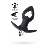 Черная анальная вибровтулка Cordis S - 10,5 см. - POPO Pleasure