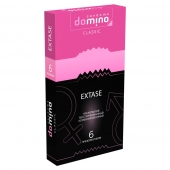 Презервативы с точками и рёбрышками DOMINO Classic Extase - 6 шт. - Domino - купить с доставкой в Магнитогорске