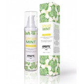 Разогревающее массажное масло Gourmet Spearmint Organic с органическими ингредиентами - 50 мл. - Exsens - купить с доставкой в Магнитогорске