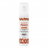 Разогревающее массажное масло Gourmet White Peach Organic с органическими ингредиентами - 50 мл. - Exsens - купить с доставкой в Магнитогорске