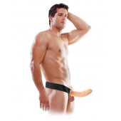 Полый страпон 8  Hollow Strap-On телесного цвета - 19 см. - Pipedream - купить с доставкой в Магнитогорске