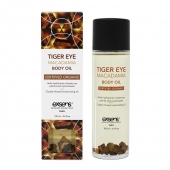 Органическое массажное масло TIGER EYE MACADAMIA - 100 мл. - Exsens - купить с доставкой в Магнитогорске