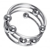 Большое металлическое кольцо под головку пениса - ToyFa - купить с доставкой в Магнитогорске