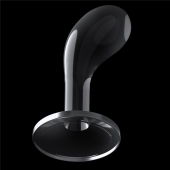 Прозрачный стимулятор простаты Flawless Clear Prostate Plug - 15 см. - Lovetoy - в Магнитогорске купить с доставкой