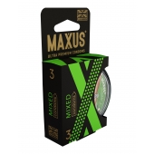 Презервативы в пластиковом кейсе MAXUS AIR Mixed - 3 шт. - Maxus - купить с доставкой в Магнитогорске