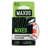 Презервативы в пластиковом кейсе MAXUS AIR Mixed - 3 шт. - Maxus - купить с доставкой в Магнитогорске