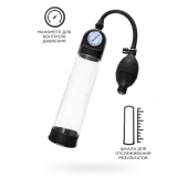 Прозрачная механическая помпа Roald с манометром - Sexus - в Магнитогорске купить с доставкой