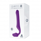 Лиловый безремневой страпон Queens M - Adrien Lastic - купить с доставкой в Магнитогорске