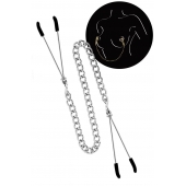Регулируемые зажимы для сосков Sweet Caress Nipple Chain - Sweet Caress - купить с доставкой в Магнитогорске