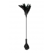 Двусторонний стек-щекоталка Sweet Caress Feather Whip - 58 см. - Sweet Caress - купить с доставкой в Магнитогорске