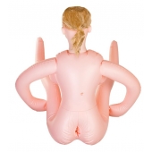 Надувная секс-кукла с реалистичной головой и поднятыми ножками - ToyFa - в Магнитогорске купить с доставкой