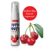 Гель-смазка Tutti-frutti с вишнёвым вкусом - 30 гр. - Биоритм - купить с доставкой в Магнитогорске
