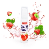 Гель-смазка Tutti-frutti с земляничным вкусом - 30 гр. - Биоритм - купить с доставкой в Магнитогорске