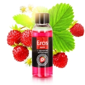 Массажное масло Eros fantasy с ароматом земляники - 50 мл. - Биоритм - купить с доставкой в Магнитогорске