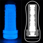 Светящийся в темноте мастурбатор Lumino Play Masturbator Ribbed - Lovetoy - в Магнитогорске купить с доставкой