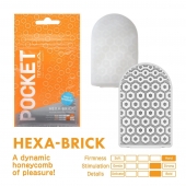 Карманный мастурбатор HEXA-BRICK - Tenga - в Магнитогорске купить с доставкой