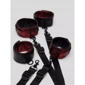 Изысканный набор фиксаций на кровати Reversible Under Mattress Restraint Set - Fifty Shades of Grey - купить с доставкой в Магнитогорске