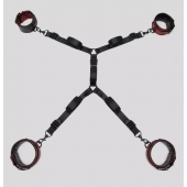 Изысканный набор фиксаций на кровати Reversible Under Mattress Restraint Set - Fifty Shades of Grey - купить с доставкой в Магнитогорске