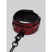 Красно-черные оковы Reversible Faux Leather Ankle Cuffs - Fifty Shades of Grey - купить с доставкой в Магнитогорске