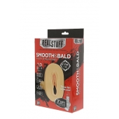 Мастурбатор-вагина с вибрацией и выносным пультом управления REALSTUFF SMOOTH   BALD - Dream Toys - в Магнитогорске купить с доставкой