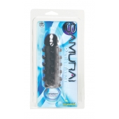 Дымчатая стимулирующая насадка с закрытой головкой SAMURAI PENIS SLEEVE BLACK - 14,5 см. - NMC - в Магнитогорске купить с доставкой