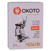 Набор из 4 презервативов OKOTO MegaMIX - Sitabella - купить с доставкой в Магнитогорске