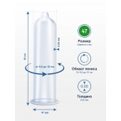 Презервативы MY.SIZE размер 47 - 3 шт. - My.Size - купить с доставкой в Магнитогорске