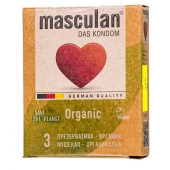 Экологически чистые презервативы Masculan Organic - 3 шт. - Masculan - купить с доставкой в Магнитогорске