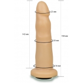 Телесная насадка Harness - 15,8 см. - LOVETOY (А-Полимер) - купить с доставкой в Магнитогорске