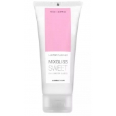 Смазка на водной основе Mixgliss Sweet с ароматом бабл-гам - 70 мл. - Mixgliss - купить с доставкой в Магнитогорске
