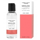 Смазка на силиконовой основе Mixgliss Happy - 50 мл. - Mixgliss - купить с доставкой в Магнитогорске