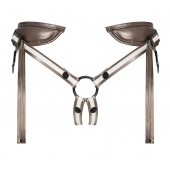 Бронзовый пояс для насадок Desirous Harness - Strap-on-me - купить с доставкой в Магнитогорске