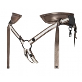 Бронзовый пояс для насадок Desirous Harness - Strap-on-me - купить с доставкой в Магнитогорске