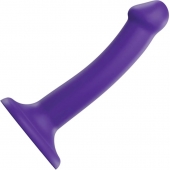 Фиолетовый фаллоимитатор-насадка Strap-On-Me Dildo Dual Density size S - 17 см. - Strap-on-me - купить с доставкой в Магнитогорске
