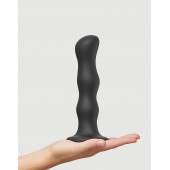 Черная насадка Strap-On-Me Dildo Geisha Balls size XL - Strap-on-me - купить с доставкой в Магнитогорске