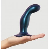 Темно-синяя насадка Strap-On-Me Dildo Plug Snaky size M - Strap-on-me - купить с доставкой в Магнитогорске