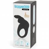Черное эрекционное виброкольцо Happy Rabbit Rechargeable Rabbit Cock Ring - Happy Rabbit - в Магнитогорске купить с доставкой