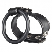 Двойное кольцо выносливости на пенис DUAL STAMINA RING - BlueLine - в Магнитогорске купить с доставкой