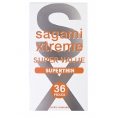 Ультратонкие презервативы Sagami Xtreme Superthin - 36 шт. - Sagami - купить с доставкой в Магнитогорске