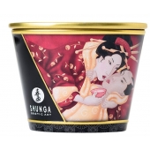 Массажная  свеча Sparkling Strawberry Wine с ароматом клубничного вина - 170 мл. - Shunga - купить с доставкой в Магнитогорске