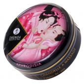 Массажная свеча Rose Petals с ароматом розы - 30 мл. - Shunga - купить с доставкой в Магнитогорске