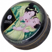 Массажная свеча Exotic Green Tea с ароматом зелёного чая - 30 мл. - Shunga - купить с доставкой в Магнитогорске