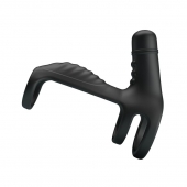 Черная вибронасадка на пенис Vibrating Penis Sling - Baile - в Магнитогорске купить с доставкой