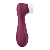 Сливовый вакуум-волновой клиторальный вибростимулятор Pro 2 Generation 3 with app control - Satisfyer