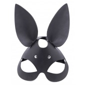 Черная гладкая маска  Зайка  с длинными ушками - Crazy Handmade - купить с доставкой в Магнитогорске