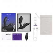 Черный анальный вибратор We-Vibe Vector+ - We-vibe - в Магнитогорске купить с доставкой