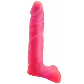 Розовая насадка-фаллос для трусиков Harness - 16,5 см. - LOVETOY (А-Полимер) - купить с доставкой в Магнитогорске