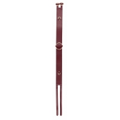 Бордовый ремень Halo Waist Belt - размер L-XL - Shots Media BV - купить с доставкой в Магнитогорске