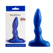 Синий анальный стимулятор Beginners p-spot massager - 11 см. - Lola Games - в Магнитогорске купить с доставкой