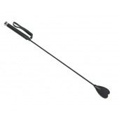 Чёрный стек с шлепком-сердечком - 70 см. - Sitabella - купить с доставкой в Магнитогорске